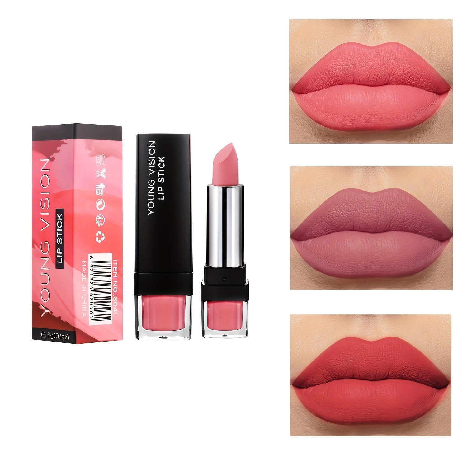 Matte Nude Lipstick - Long Lasting & Moisturizing