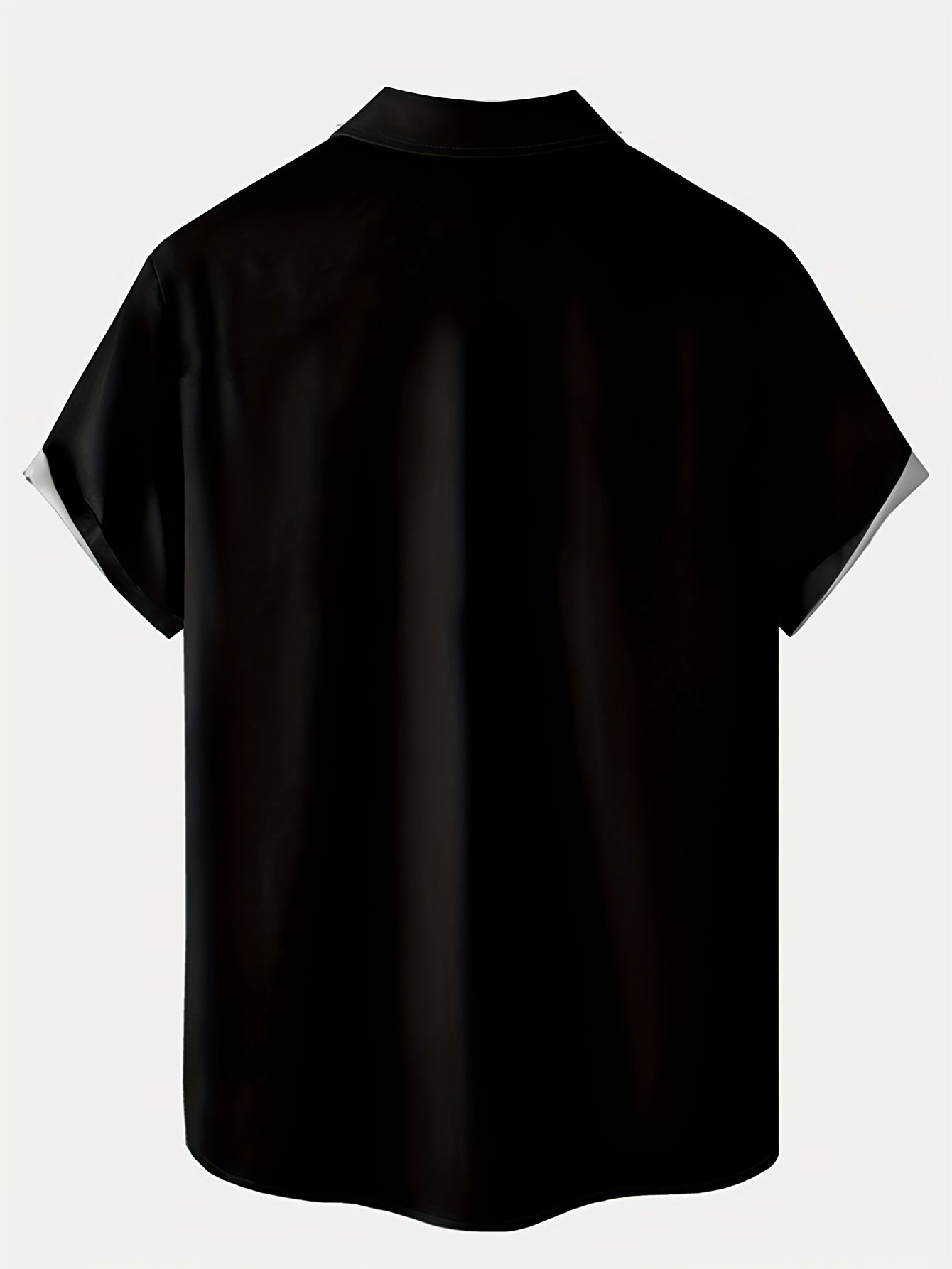 Men's Casual Wide Stripe Short Sleeve Shirt With Chest Pocket