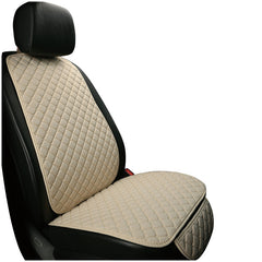 Car Seat Covers Non Slip Breathable Flax Cushion Universal All Seasons