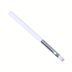 Gel Polish Nail Art Brush Flat Head Drawing Pen Manicure DIY Salon