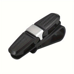 Car Glasses Case Sun Visor Holder Sunglasses Clip Card Ticket Pen Box