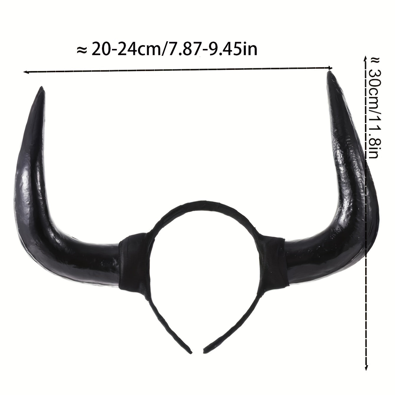 Halloween Horn Hair Hoop Dress Up Headwear Gift for Girls