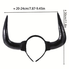 Halloween Horn Hair Hoop Dress Up Headwear Gift for Girls
