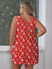 Floral Print Tank Nightdress for Women