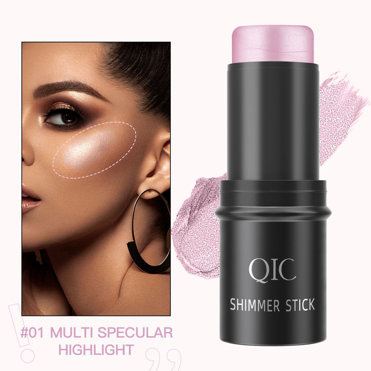 6 Color Shimmer Highlighter Set for Face Contour