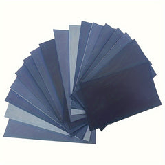 15pcs Sandpaper Wet Dry Car Surface Sand Paper Sheets Ceramics Wood Polishing