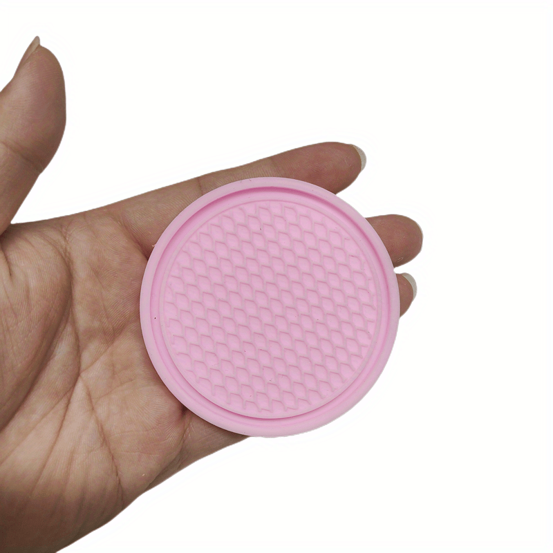 2pcs Car Silicone Coaster Non-slip Cup Holder Car Interior Accessories