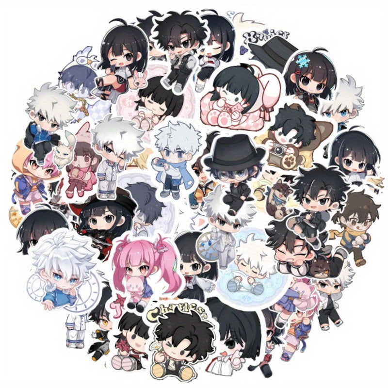 50 Time Agent 2D Anime Cheng Xiaoqing Stickers Notebook Decoration Decals