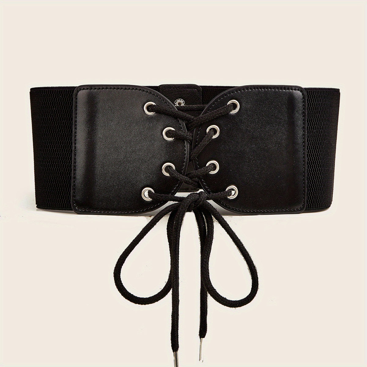Wide Belt Elastic Corset Waistband Waspie Belt Dress Coat Girdle