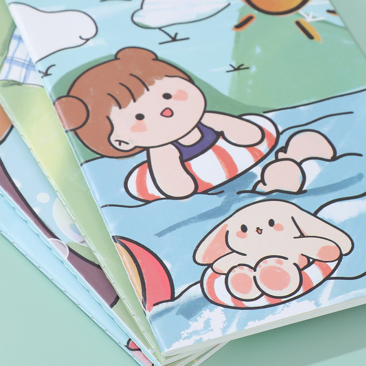 Cute Cartoon Girl Notebook