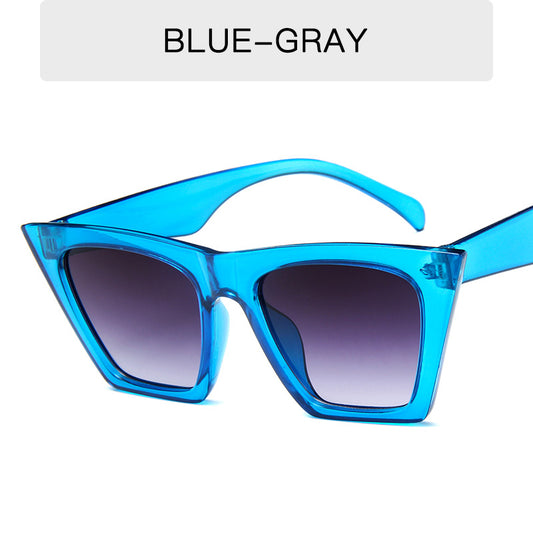 Vintage Cat Eye Sunglasses Gradient Lens Casual Outdoor UV400