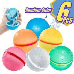 6pcs Magnetic Silicone Water Ball Packet