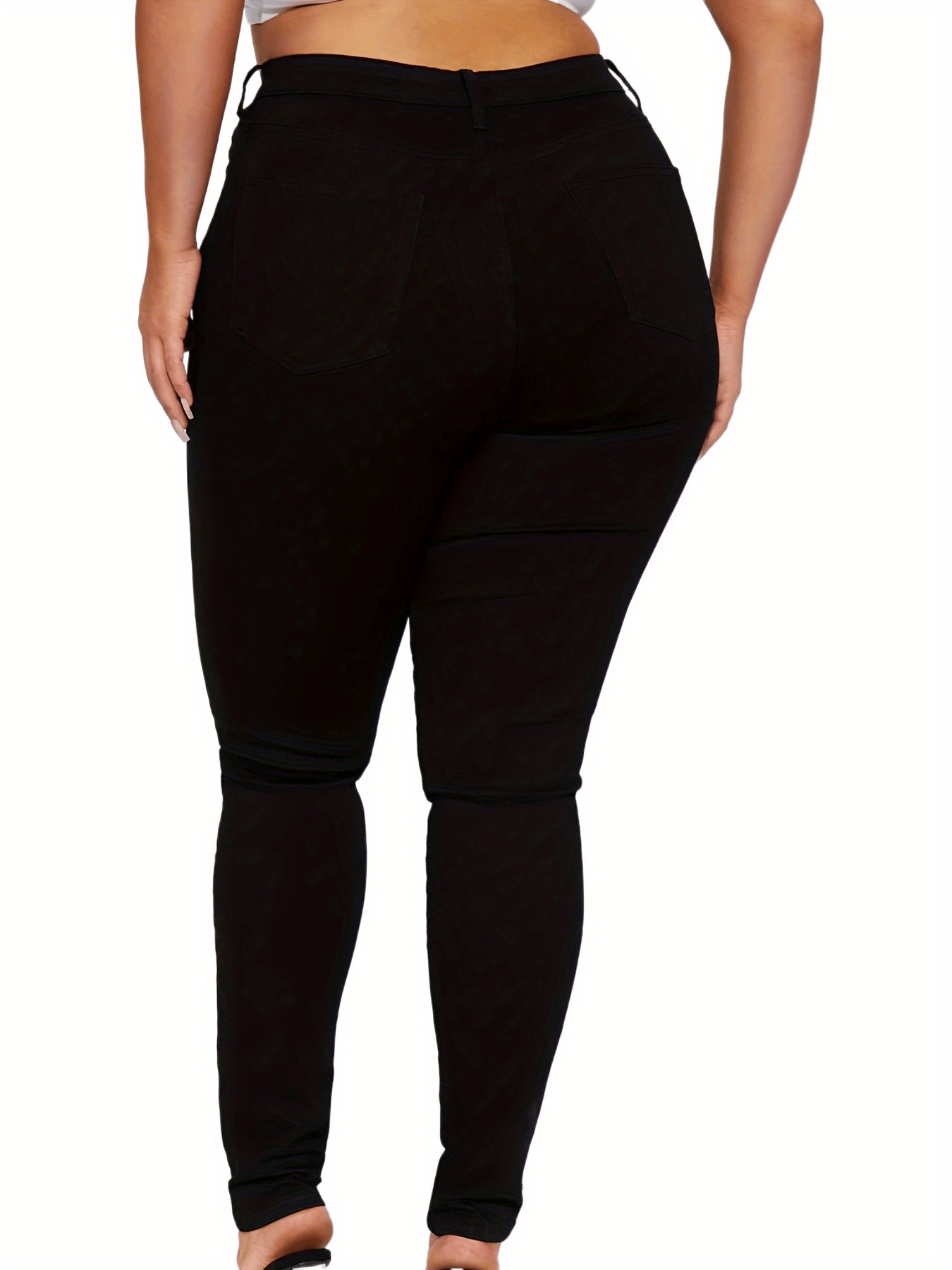  High Rise Stretch Skinny Jeans