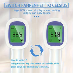 Non-Contact Digital Thermometer for Baby Kids Adults