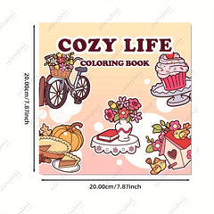 LZX Upgraded Deluxe Thickened Paper Coloring Book - 22 Pages