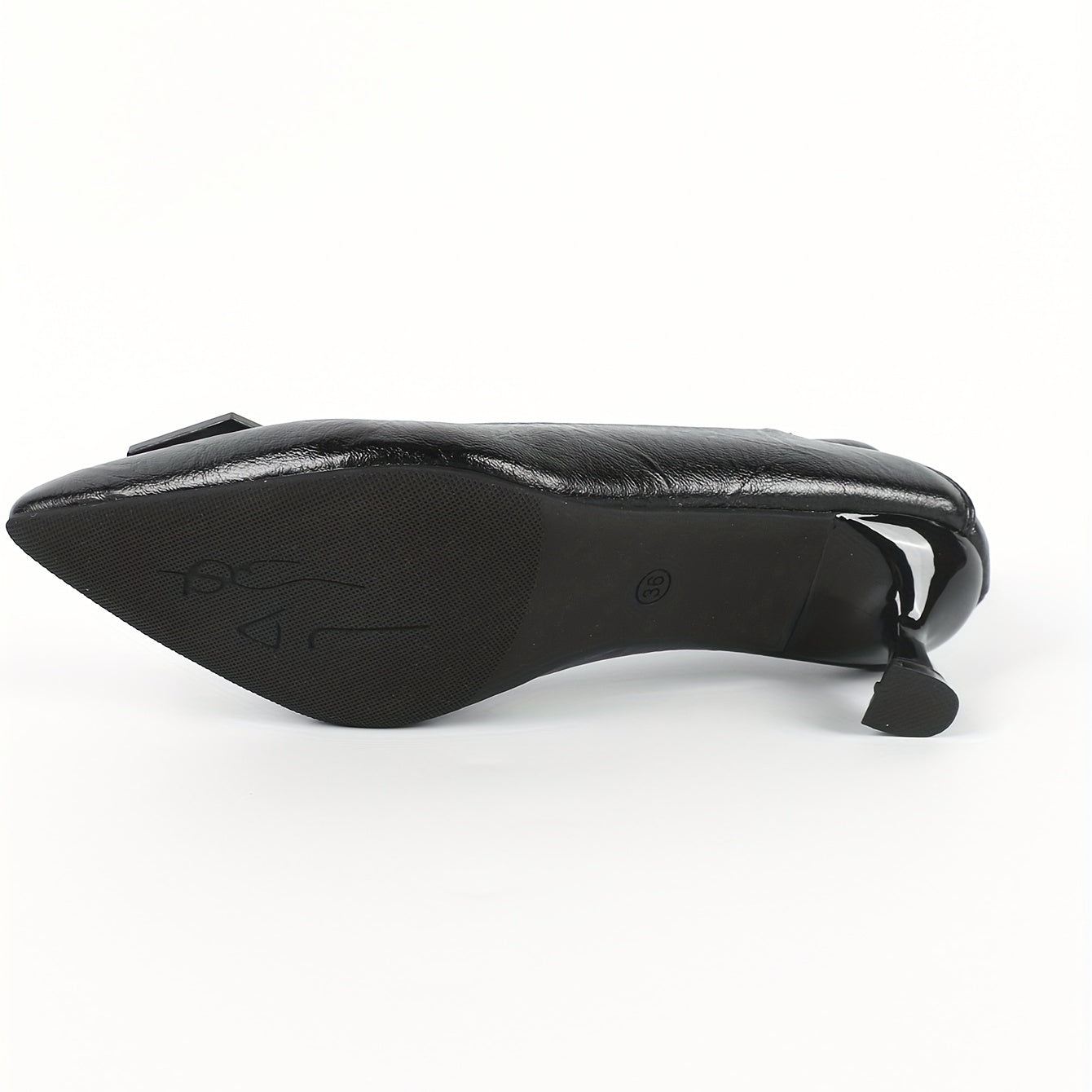 Women's Pointed Toe Kitten Heels Slip On Pumps for Office Work