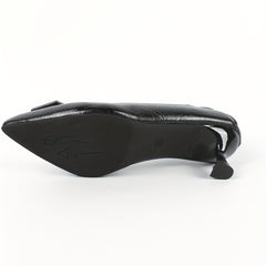 Women's Pointed Toe Kitten Heels Slip On Pumps for Office Work