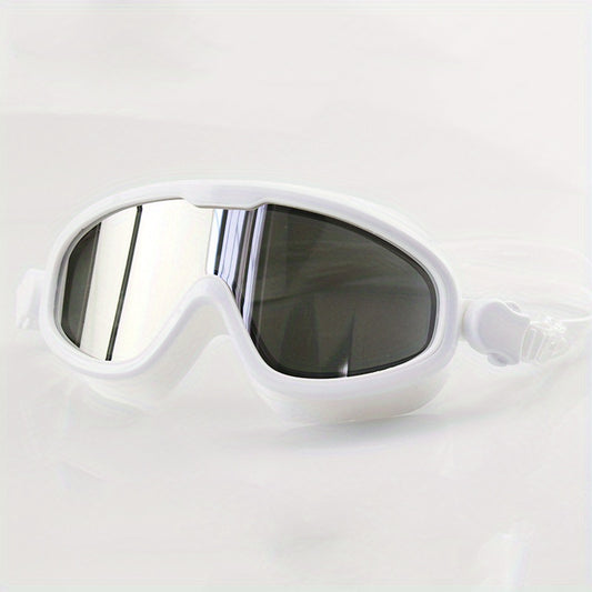 Summer Large Frame Swimming Goggles Waterproof Fog Proof Clear Vision