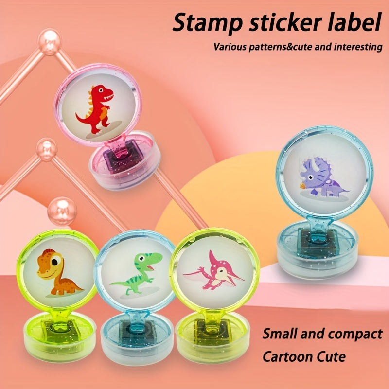 15pcs Kids Animal Dinosaur Seal Stamp Creative Toy Random