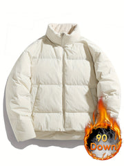 Women's Loose Winter Puffer Jacket Stand Collar
