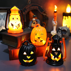 1pc Halloween Lantern Pumpkin Halloween LED Decor Glow Ghost Light