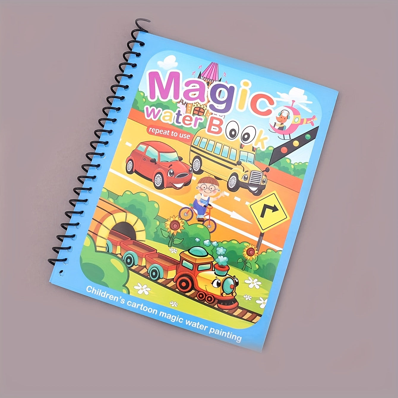 Water Painting Book Cartoon Graffiti Magical Self-disappearing