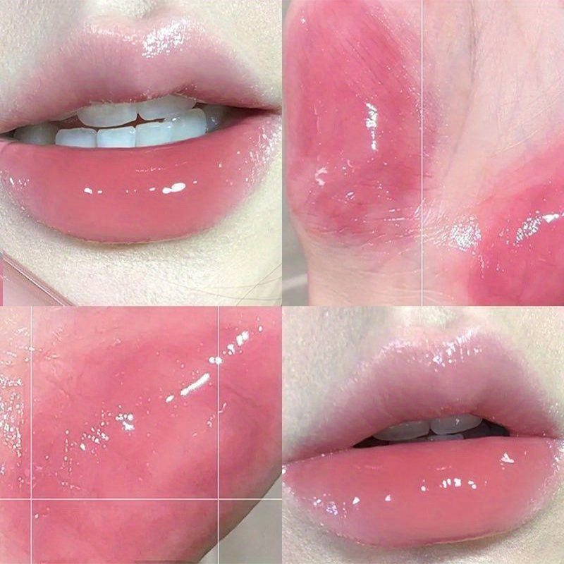 Jelly Moisturizing Lip Gloss Hydrating Lip Plumping Pearlescent