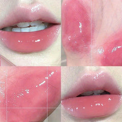 Jelly Moisturizing Lip Gloss Hydrating Lip Plumping Pearlescent