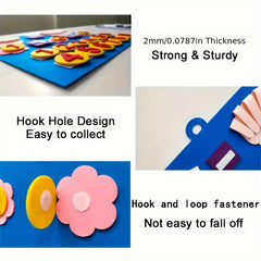 Felt Finger Number Learning Toy for Arithmetic Development