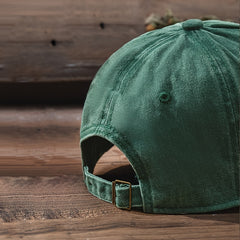 Snow Mountain Print Baseball Cap Vintage Washed Distressed Hat