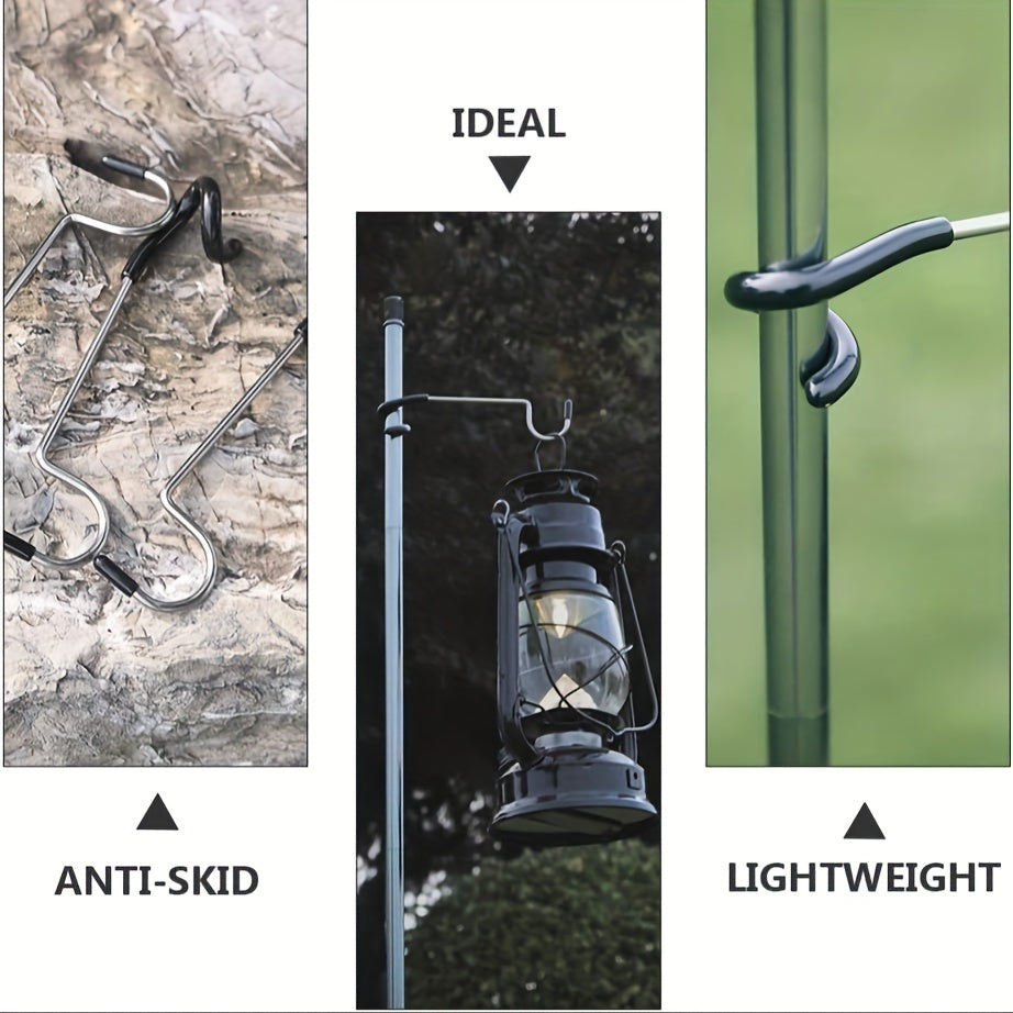 6pcs Outdoor Lamp Hook Pole Mount Hooks | Camping Light Hook
