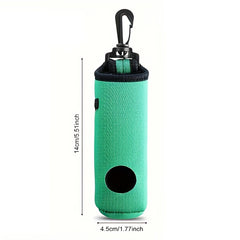 Golf Waist Bag Holds 3 Balls & 3 Spikes