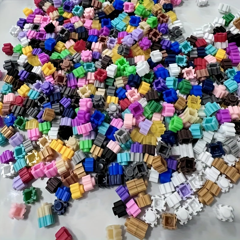Small Particle Building Blocks DIY Assembly Toys Stacking Building Blocks