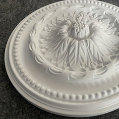 1pc PU Lamp Panel Plaster French Ceiling Lamp Holder Shape Lamp
