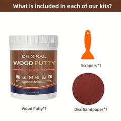 Wood Filler Putty for Repairing Wood Furniture 19.4 oz