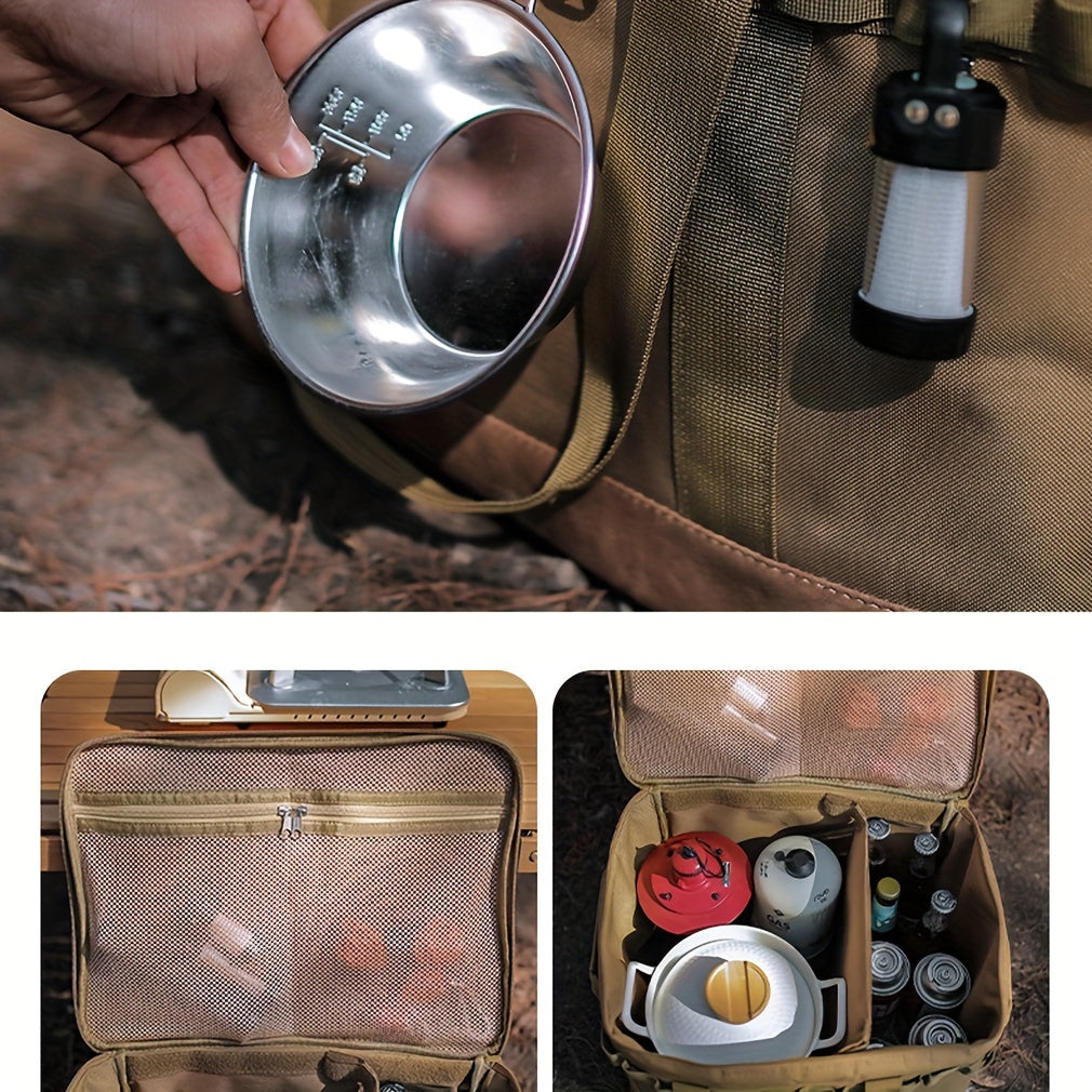 Outdoor Camping Storage Bag for Tableware and Tools