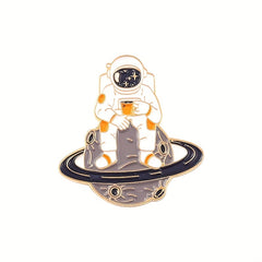 Art Enamel Lapel Pin Set Funny Cartoon Enamel Brooch Pin Pack