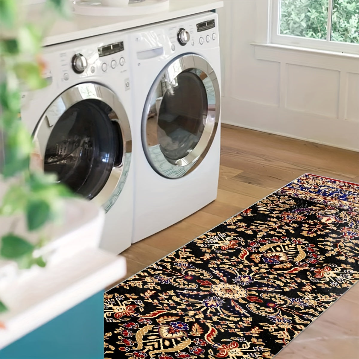 Soft Kitchen Rug Waterproof Non Slip Runner Bedside Rug Absorbent Washable