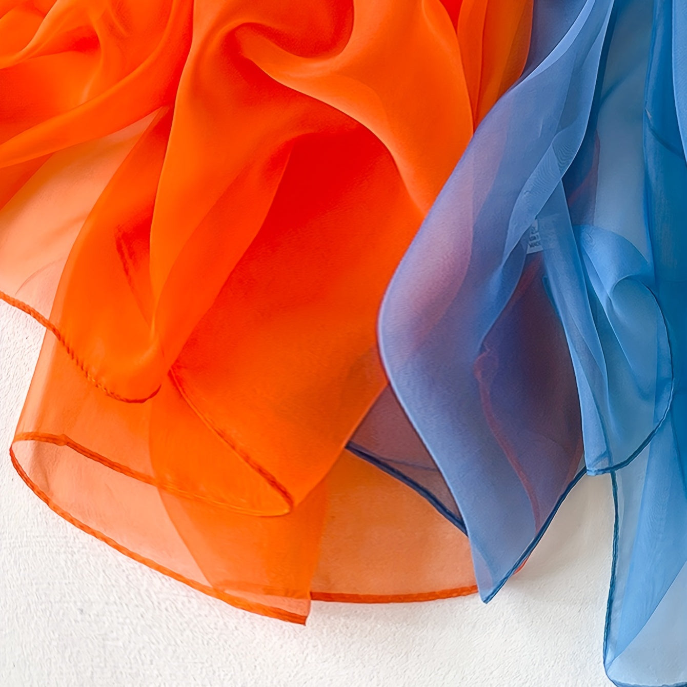 Gradient Scarf Lightweight Long Shawl Wrap Sunscreen Windproof