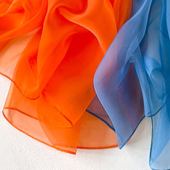 Gradient Scarf Lightweight Long Shawl Wrap Sunscreen Windproof