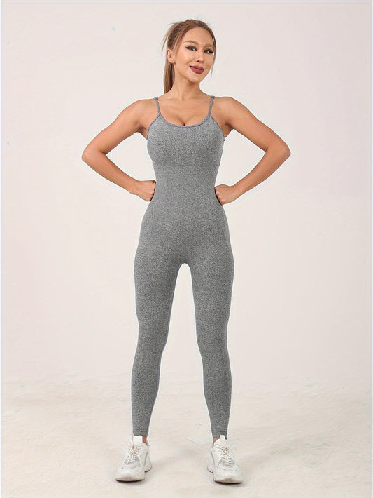Women's Seamless Yoga Jumpsuit Gym Activewear