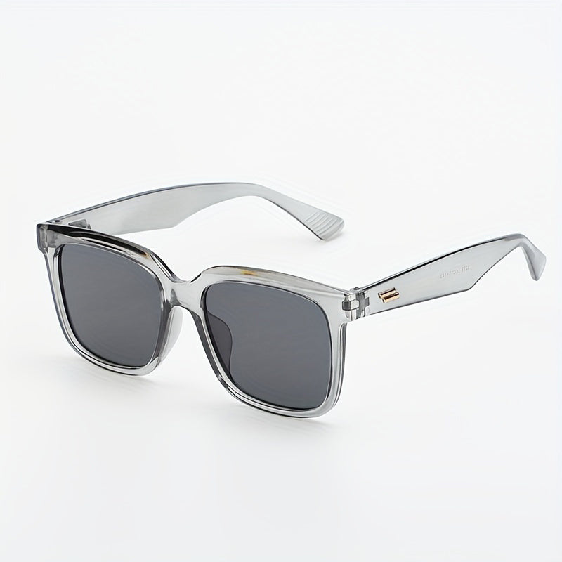 Square Frame Sunglasses Rivet Decor Glasses UV400