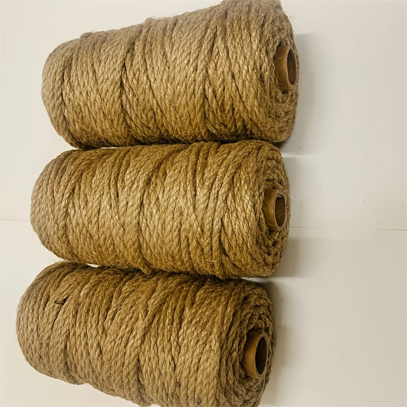 164ft Jute Rope Thick Hemp Rope For DIY Arts Crafts Gardening Home Decor