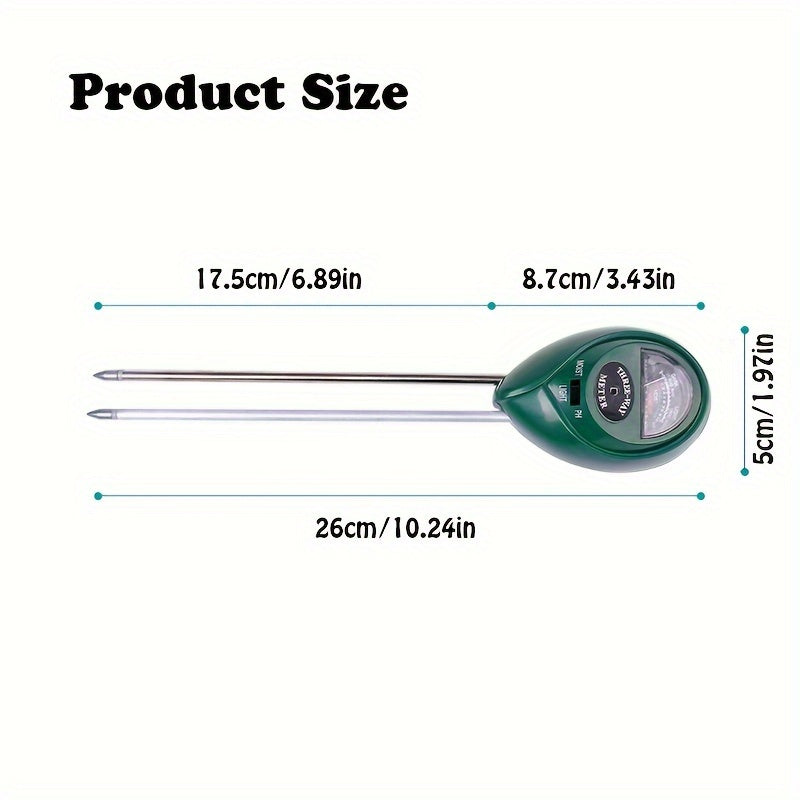 Soil Moisture Meter 3-In-1 Tester Kit for Plants