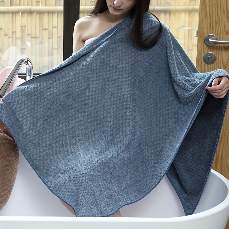 Soft Coral Fleece Bath Towel Highly Absorbent Skin-friendly Face Towel