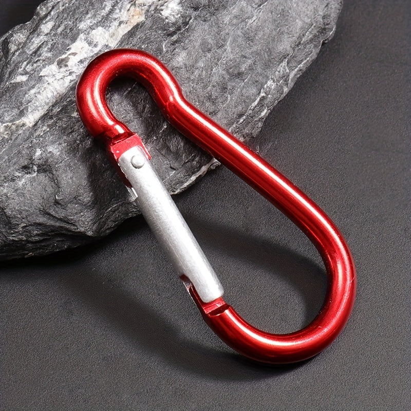 10pcs Aluminum Alloy Carabiner Fast Hanging Buckles for Mountaineering & More