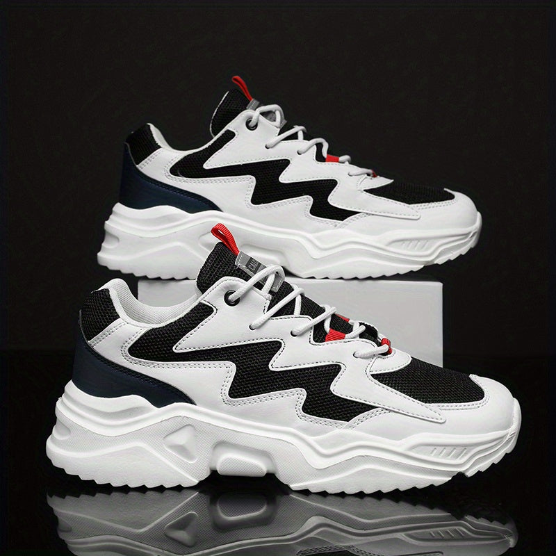 Men Chunky Lace-up Front Shoes