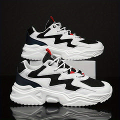 Men Chunky Lace-up Front Shoes