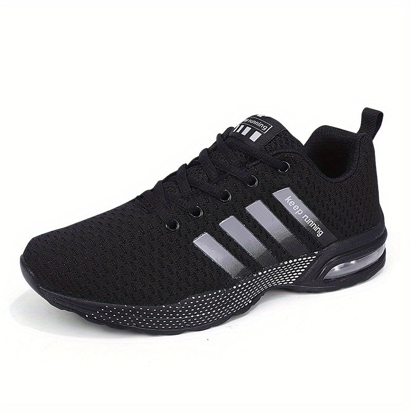 Men's Lace Up Sneakers With Air Cushion Athletic Shoes