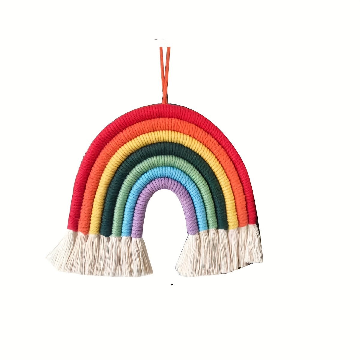 Rainbow Tassel Garland Macrame Wall Hanging Bohemian Decoration
